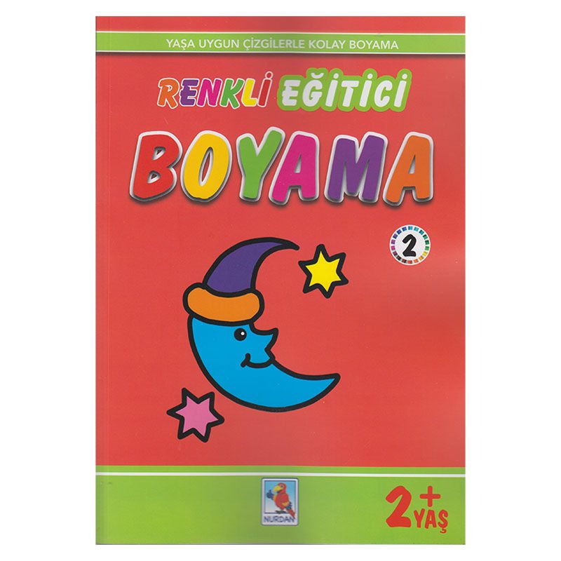 Renkli Eğitici Boyama-2 ( 2+ yaş ) 24 Yaprak