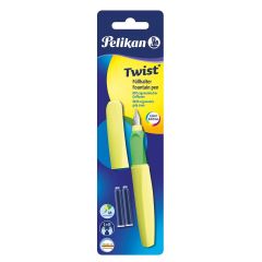Pelikan P457 Twist Neon Yellow Dolma Kalem