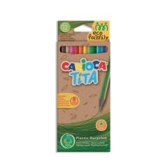 ECO FAMILY TİTA KURU BOYA KALEMİ 12'Lİ