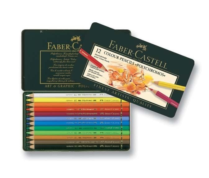 Faber Castell Polychromos Boya Kalemi 12 Renk