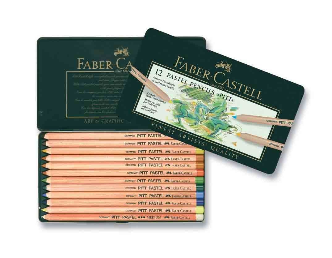 Faber Catell Pitt Pastel Boya Kalemi 12 Renk