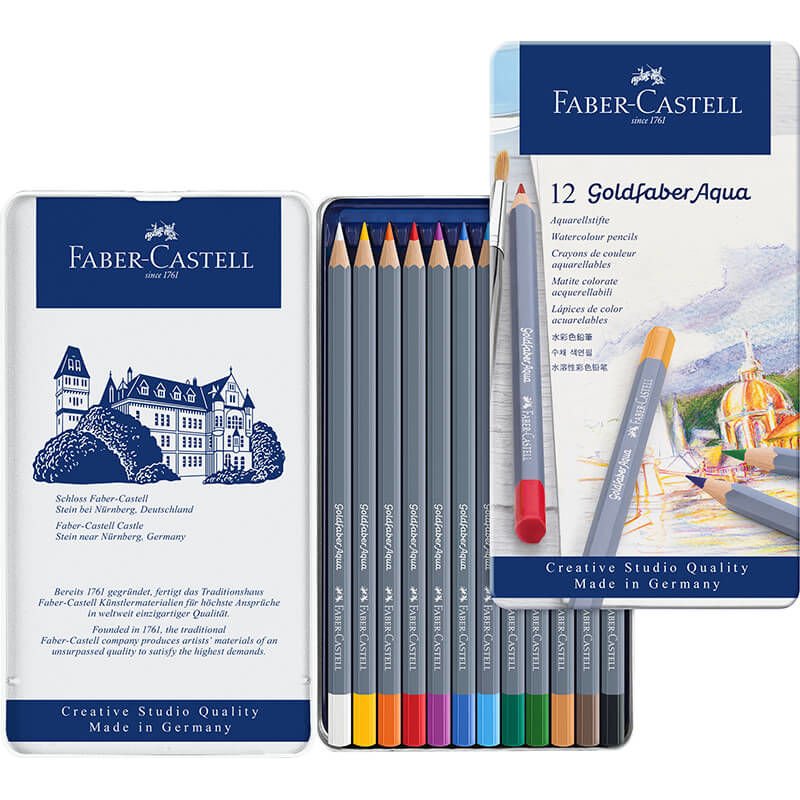 Faber Castell Goldfaber Aqua Boya Kalemi 12li