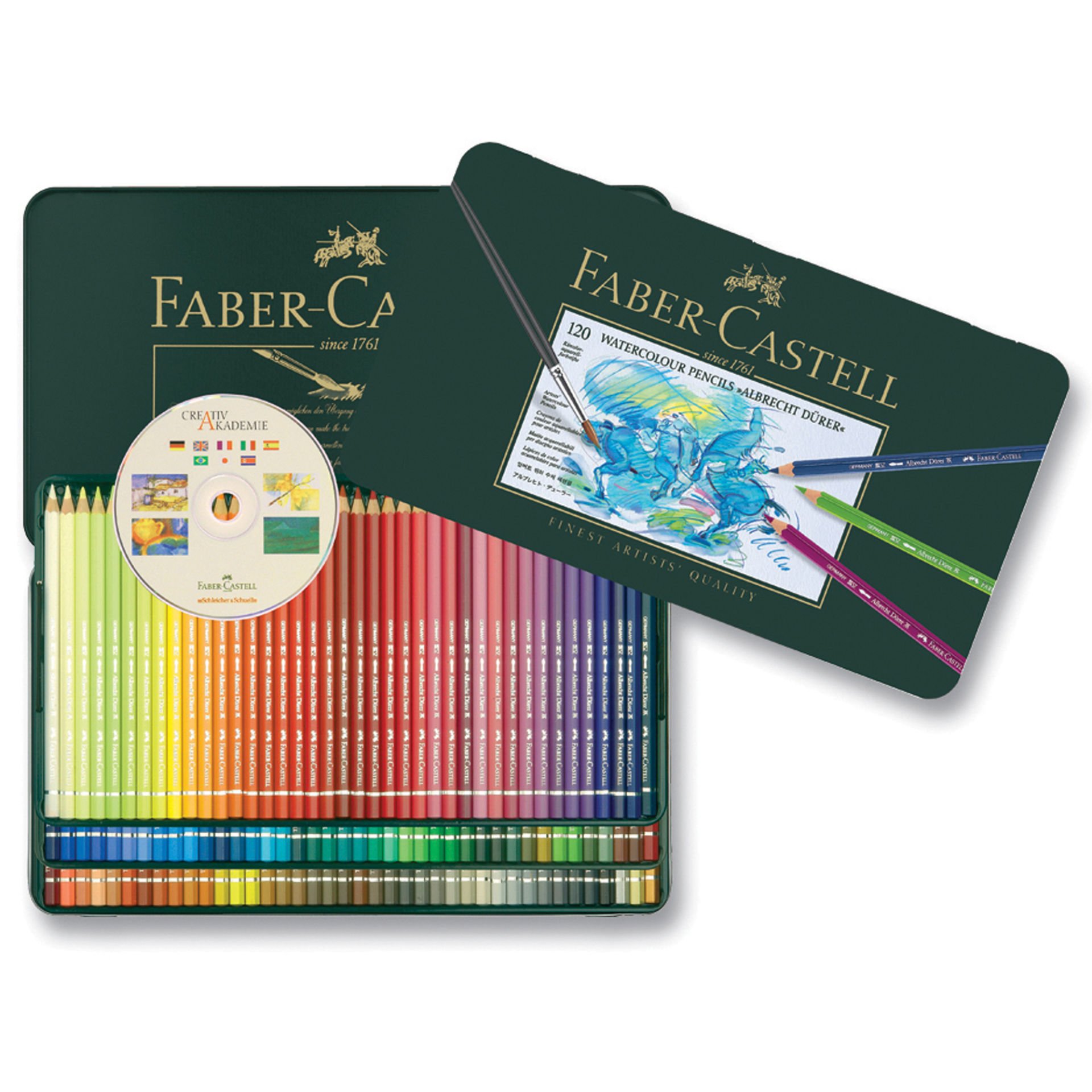 Faber Castell Albrecht Dürer Aquarell Boya Kalemi 120 Renk