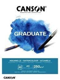 CANSON PAD CANGRAD WATERCOLOR 20S A5 250G