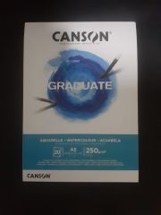 CANSON PAD CANGRAD WATERCOLOR 20S A5 250G