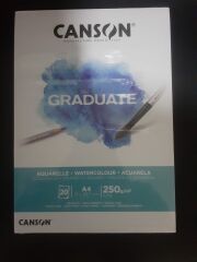 CANSON PAD CANGRAD WATERCOLOR 20S A4 250G