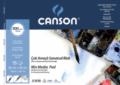 Fineface Çok Amaçlı Resim Blokları 200GR 25x35 15YP