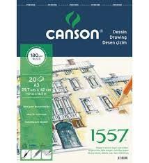CANSON 1557 RESİM VE ÇİZİM BLOK 180GR A5 20YP
