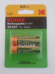 KODAK ŞARJLI 2 Lİ KALEM PİL