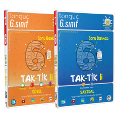 Tonguç 6.sınıf taktikli tüm dersler soru bankası