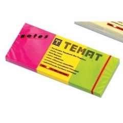 TEMAT 10770 YAPIŞKANLI NOT KAĞIDI 50X40 KARIŞIK RENK