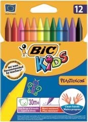 BİC  SİLİNEBİLİR PASTEL  BOYA 12 RENK