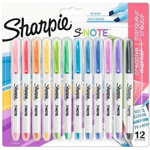 SHARPİE SNOTE KREATİF MARKÖR KARIŞIK 12 RENK