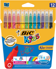 BİC KİD COLOR KEÇELİ BOYA KALEMİ 12 RENK