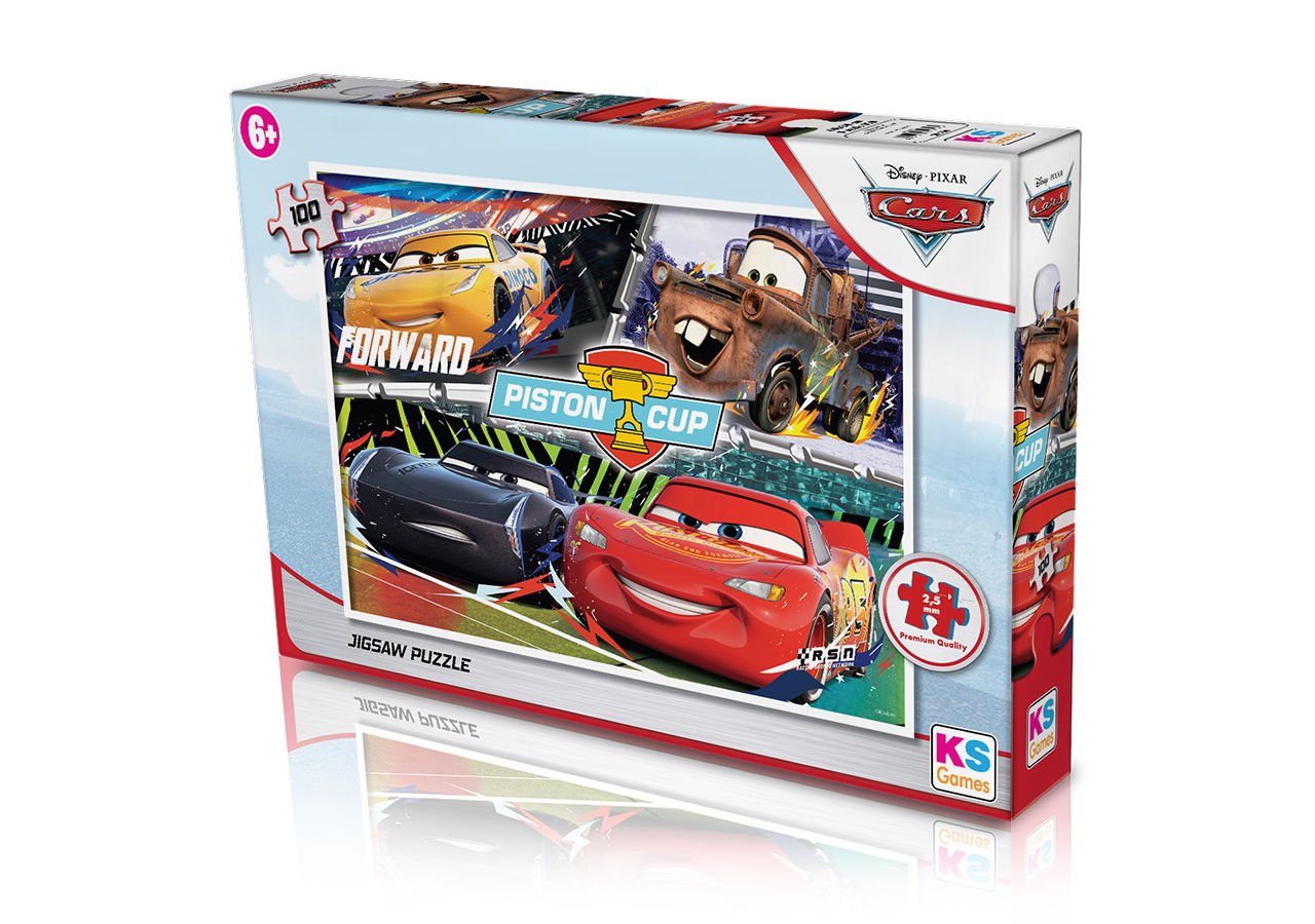 Cars puzzle 100 parça