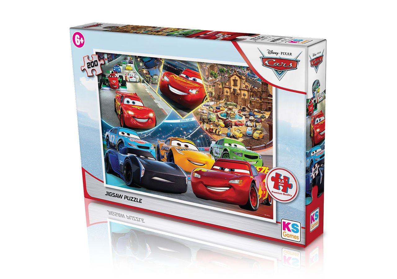 Cars puzzle 200 parça