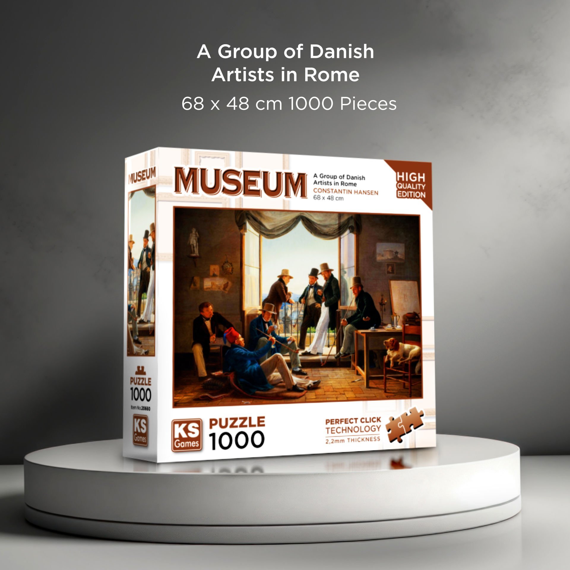 A Group of Danish Artists in Rome ( bir grup danimarka'lı sanatçı roma'da ) puzzle 1000 parça