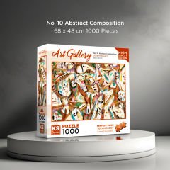 No.10 Abstract Composition puzzle 1000 parça