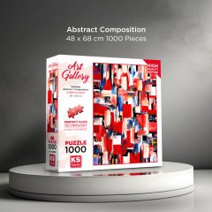 Untitled Abstract Composition puzzle 1000 parça