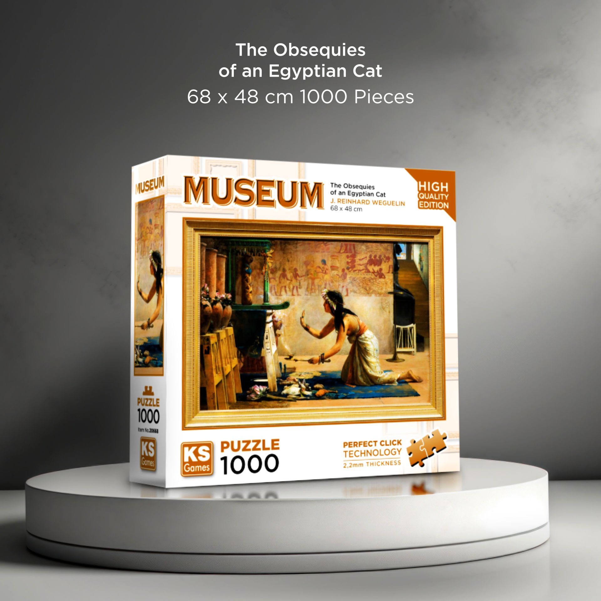 The Obsequies of an Egyptian Cat ( mısır'lı bir kedinin cenazesi ) puzzle 1000 parça