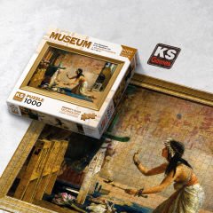 The Obsequies of an Egyptian Cat ( mısır'lı bir kedinin cenazesi ) puzzle 1000 parça