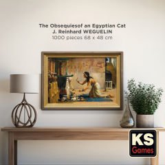 The Obsequies of an Egyptian Cat ( mısır'lı bir kedinin cenazesi ) puzzle 1000 parça