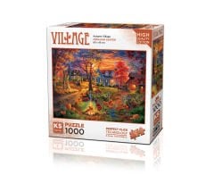 Autumn Village ( sonbahar köyü ) puzzle 1000 parça