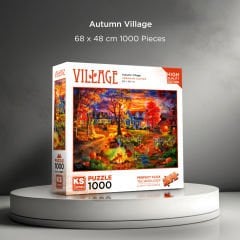 Autumn Village ( sonbahar köyü ) puzzle 1000 parça