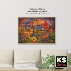 Autumn Village ( sonbahar köyü ) puzzle 1000 parça