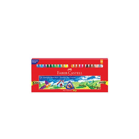 Faber Castell Silinebilir Mum Boya 25 Renk.