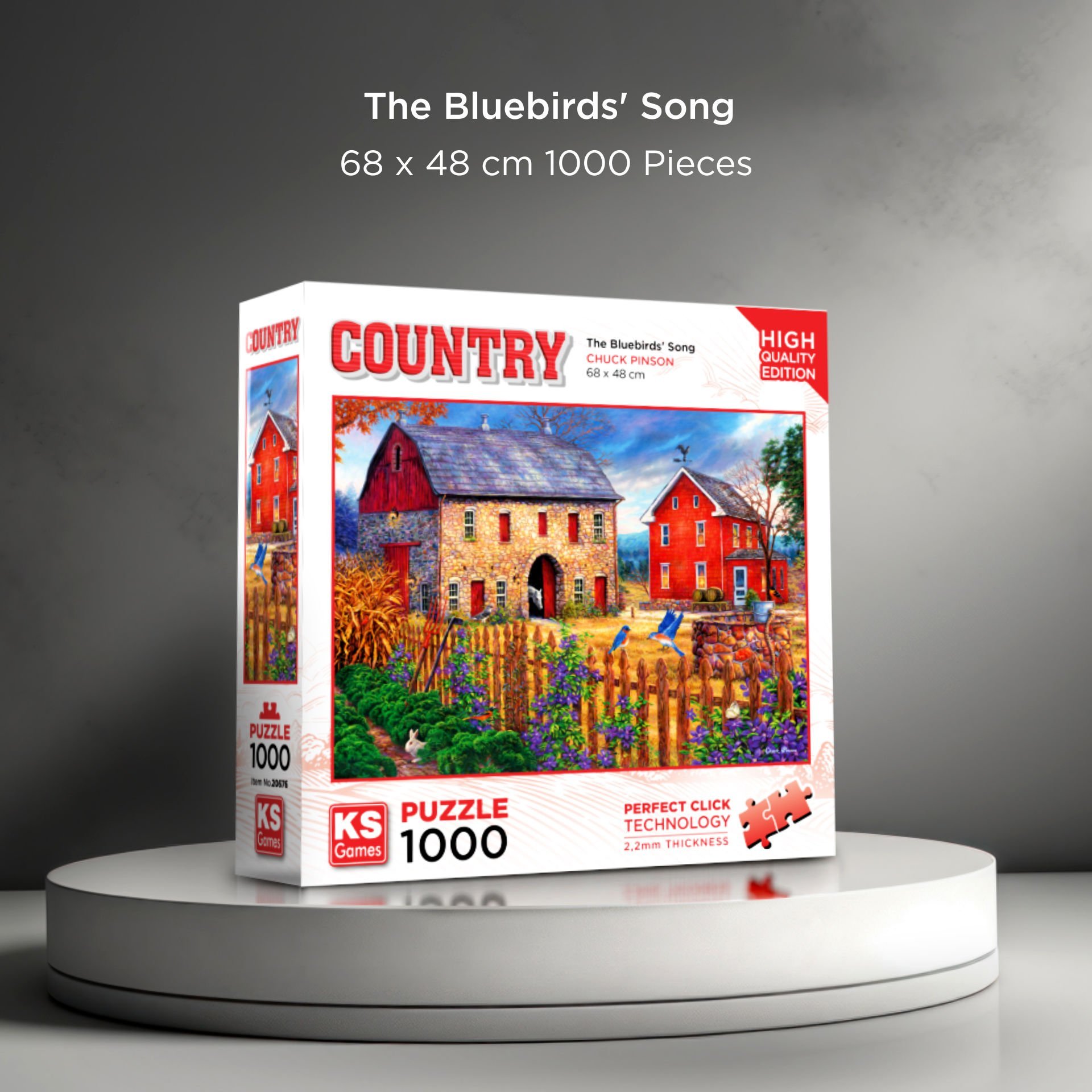 The Bluebirds' Song ( mavi kuşların şarkısı ) puzzle 1000 parça