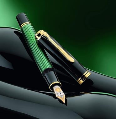 Pelikan Souveran M800 Yeşil Siyah Dolma Kalem M