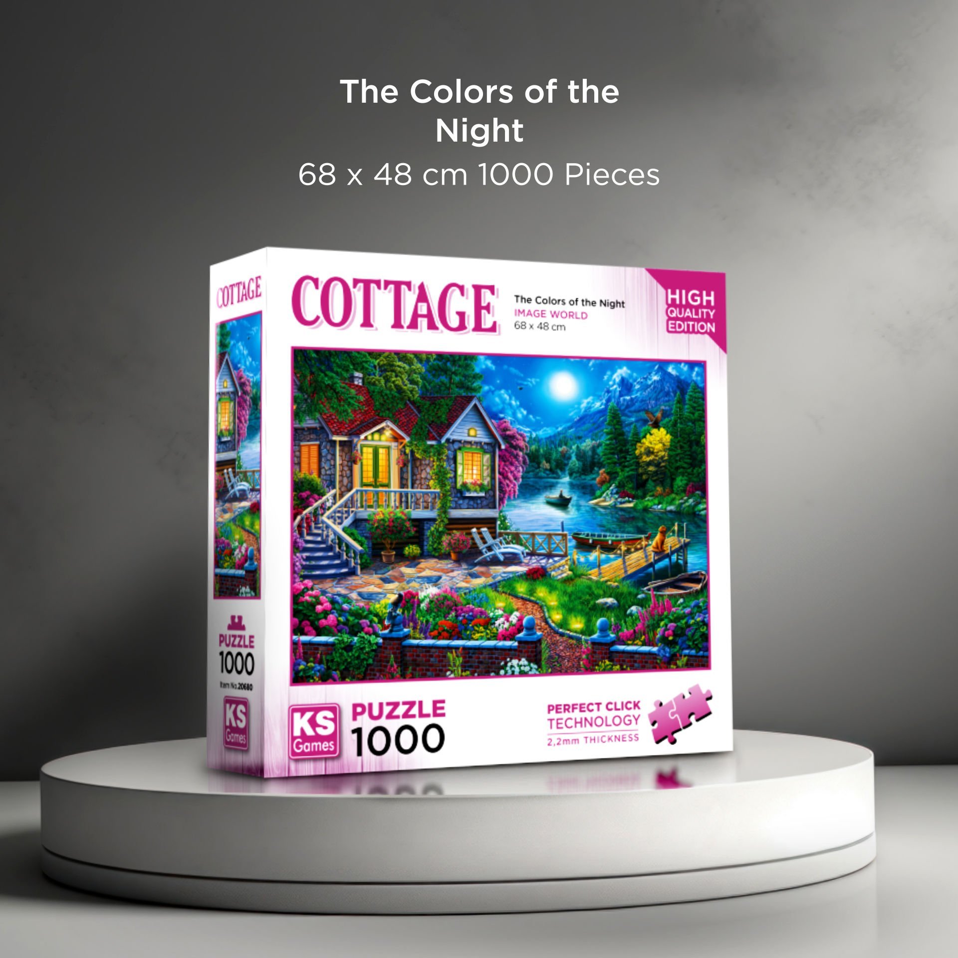 The Colors of the Night ( gecenin renkleri ) puzzle 1000 parça