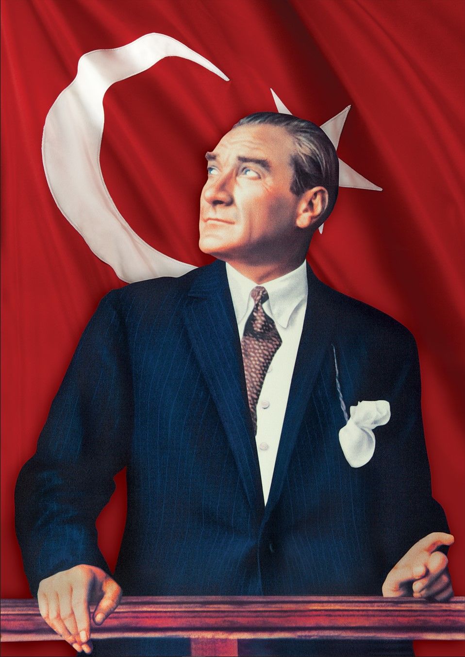 Atatürk Ve Türk Bayrağı puzzle 1000 parça