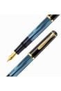 Pelikan Klasik Seri M200 Sedef Mavi Dolma Kalem M
