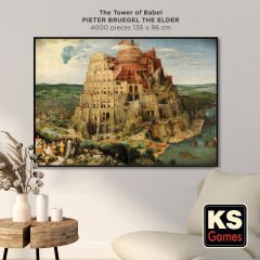 The Tower of Babel ( babil kulesi ) puzzle 4000 parça