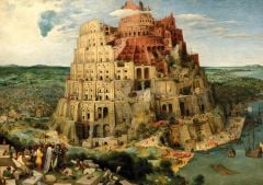The Tower of Babel ( babil kulesi ) puzzle 4000 parça