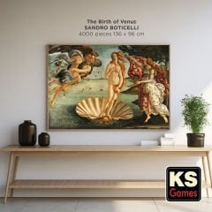 The birth of Venus ( venüs'ün doğuşu ) puzzle  4000 parça