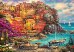 A Beautiful Day at Cinque Terre puzzle 4000 parça