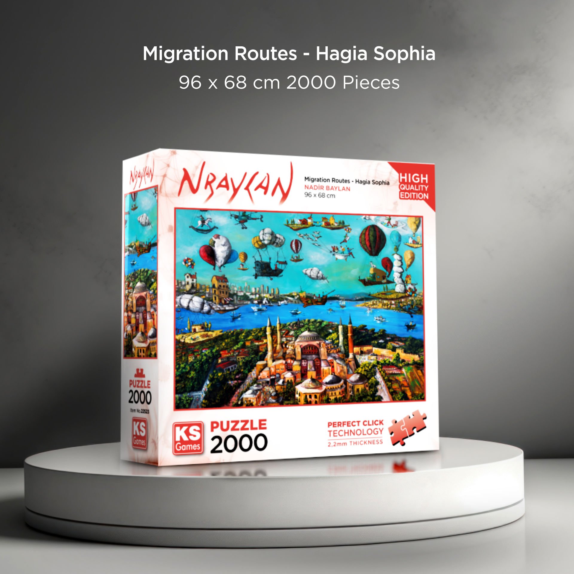 Migration Routes - Hagia Sophia ( göç yolları-ayasofya ) puzzle 2000 parça