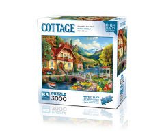 House by the Pond ( gölet kenarındaki ev ) puzzle 3000 parça