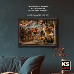 The Meeting of Abraham and Melchizedek puzzle 3000 parça