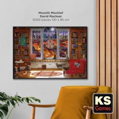 Moonlight Mischief ( ayışığı yaramazlığı ) puzzle 3000 parça