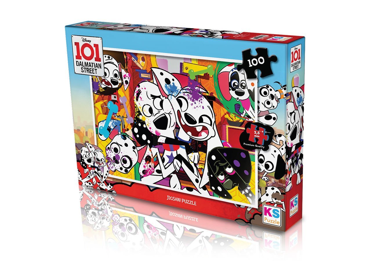 101 Dalmation  puzzle 100 parça