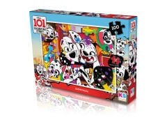101 Dalmation  puzzle 100 parça