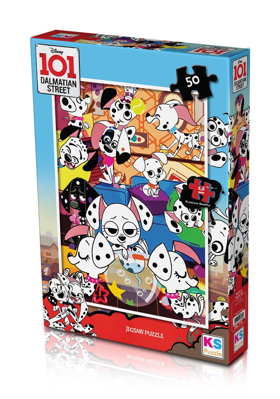 101 Dalmation  puzzle 50 parça