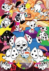 101 Dalmation  puzzle 50 parça