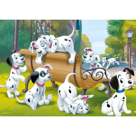 101 Dalmation  puzzle 50 parça