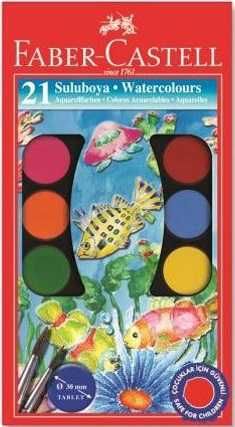Faber Castell Suluboya Büyük Boy 21 Renk