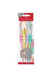 Faber Castel Soft Touch Fırça Pastel  renk 4 Çeşit uç